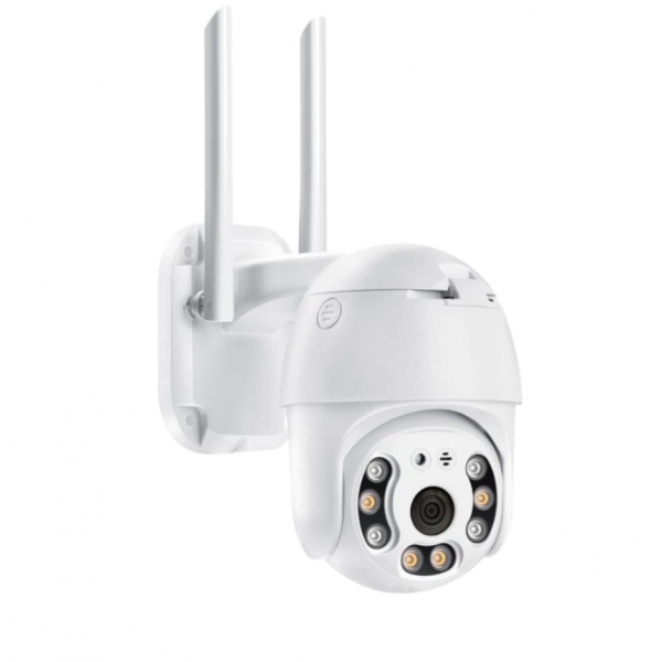 Camera Ip Wifi Externa Hd Sensor De Movimento Ptz Speed Dome a Prova Agua Zoom 2 Antena