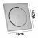 Kit 2 Ralo Inteligente Click 15x15 Cm Inox Banheiro Lavabo Veda Cheiro
