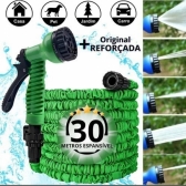 Mangueira Magica 30m METROS Flexível Irrigação E 7 Tipos De Jato