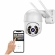 Camera Ip Wifi Externa Hd Sensor De Movimento Ptz Speed Dome a Prova Agua Zoom 2 Antena