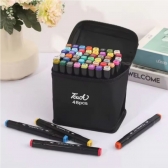 Estojo Kit 48 Canetinhas Marcadores Pintura Bobbie Goods