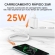 Carregador Turbo de Celular 25W Duplo Entrada Tipo C/ IOS/ V8 Hmaston Y24-1/2/3 Original
