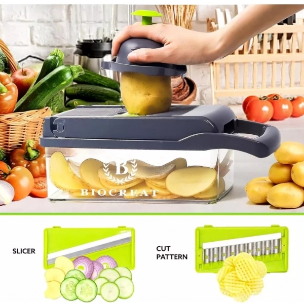 Cortador Multifuncional Fatiador De Verduras/frutas/legumes